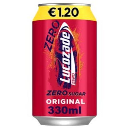 Picture of 330 Zero Original Lucozade Can PM€1.20  x24 DRS